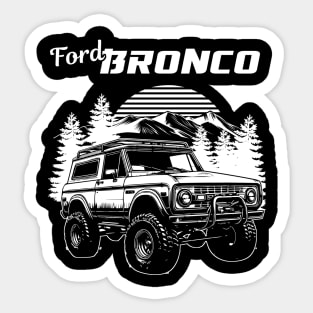 Offroad Bronco - Vintage Sticker